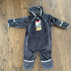 The North Face Charcoal Gray Kids One Piece